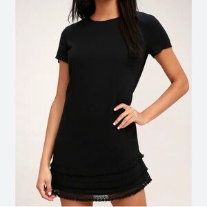 Lulu's Black Mini Dress